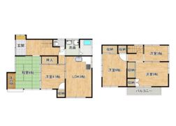 山本6丁目戸建 Ⅰの間取り画像
