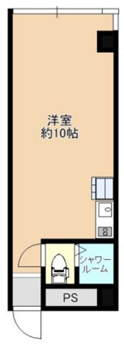 ピースシャトー舟入の間取り画像