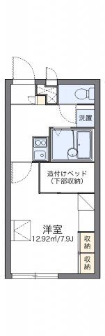 レオパレスコンフォール石橋Dの間取り画像