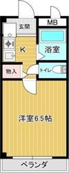 ラポール川本の間取り画像