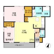 ルミナス松本の間取り画像