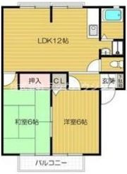 パナハイツアミジマの間取り画像