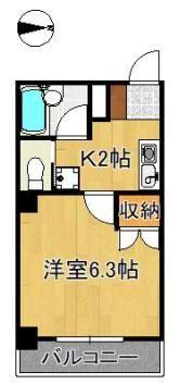ヨークス本城の間取り画像