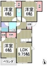 福島ハイツB-3の間取り画像