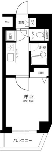 パレステュディオ渋谷WESTの間取り画像