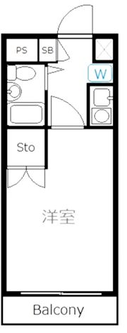 セジュール武蔵野の間取り画像