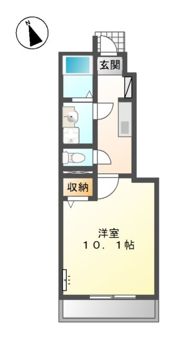 サニーコート藤の間取り画像