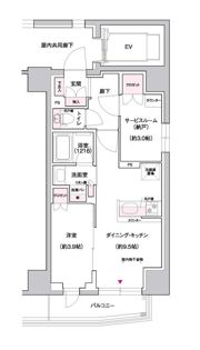 ジェイグランコート上野入谷の間取り画像