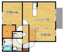 グラン・ジュデA棟の間取り画像