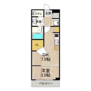 CITY SPIRE桜川Ⅱの間取り画像