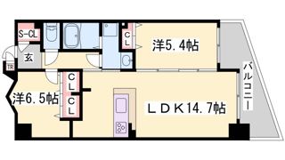 レジュール・ザ・元町駅前の間取り画像