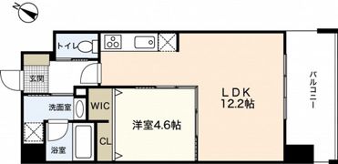 JRBハイツ岡山の間取り画像