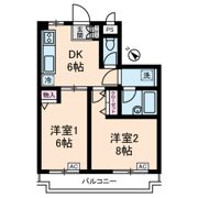 三番館竹下の間取り画像
