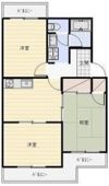 YUYUハイツⅡの間取り画像