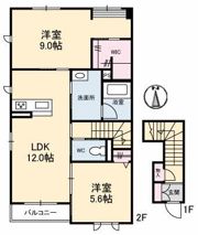 プロヌーブ昭和の間取り画像