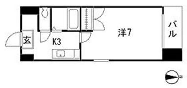 バオバブ白島の間取り画像