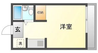 ベルハイム医大東の間取り画像
