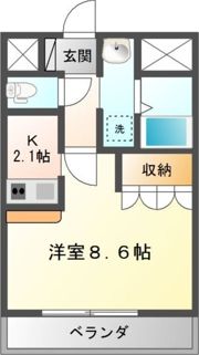 グランシャリオの間取り画像
