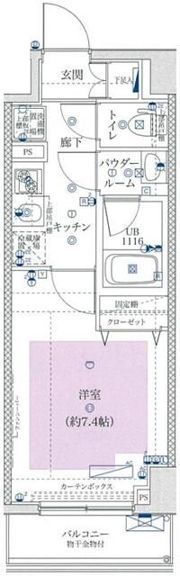 ユリカロゼ西新井の間取り画像