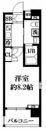 ステージファースト芝公園の間取り画像