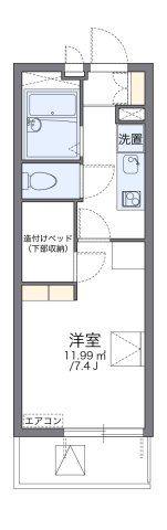 レオパレスサンライツの間取り画像