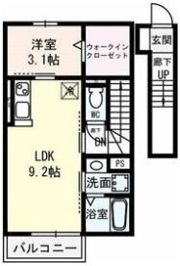 メゾン田中ー海老江Iの間取り画像