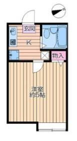 ユースフォーラム西瑞江Bの間取り画像