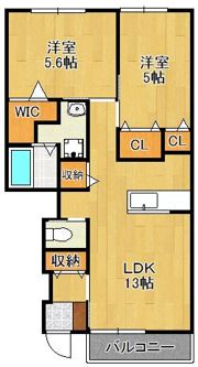 エターナル雅IIの間取り画像