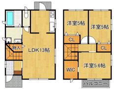 ガンバード D棟の間取り画像