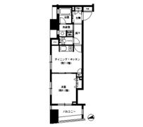 パークキューブ浅草田原町の間取り画像