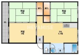 川平ファミリーコーポA棟の間取り画像