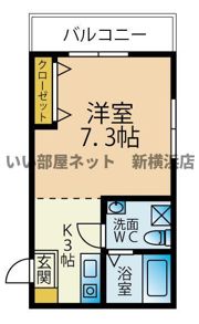 ダイヤモンドヒルズ横浜原宿Ⅰの間取り画像