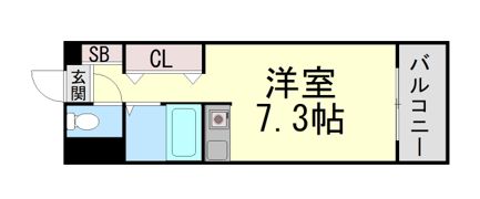 六甲カーサ・デ・ピエドラの間取り画像