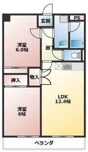 レージュ東栄の間取り画像