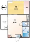 栄光マンションの間取り画像