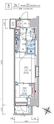 リヴシティ横濱関内参番館の間取り画像