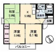 アバンサール B棟の間取り画像