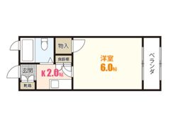 長山コーポラスの間取り画像
