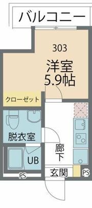 カインドネス横浜根岸の間取り画像