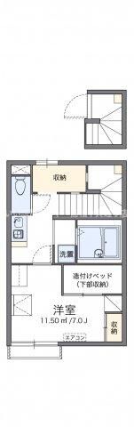 レオパレスクリスマスローズの間取り画像