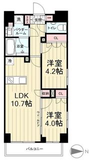 パレステージ六町Ⅴの間取り画像