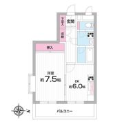 東府中マンションの間取り画像