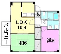 フォブール西長戸の間取り画像