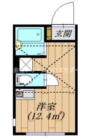 ECOLE（エコール） 103号室の間取り画像