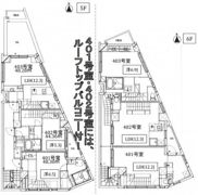 クーカイテラス恵比寿の間取り画像