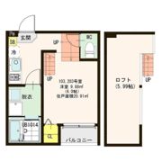 ハーモニーテラス表柴田町IIの間取り画像