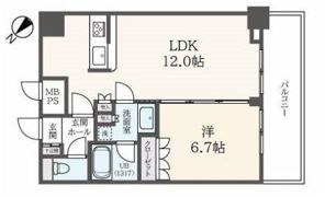 フェルテ中野の間取り画像