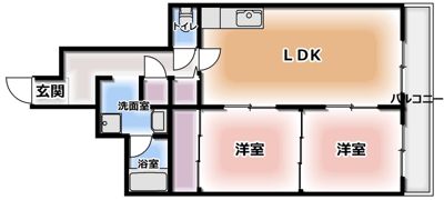 サンフラッツ南桜塚の間取り画像