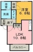 第3ホワイトマンションの間取り画像