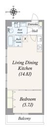 アルファコート町屋の間取り画像